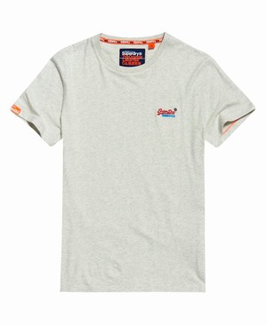 Superdry Orange Label Vintage Embroidery Férfi Pólók Szürke | NZCBO1792